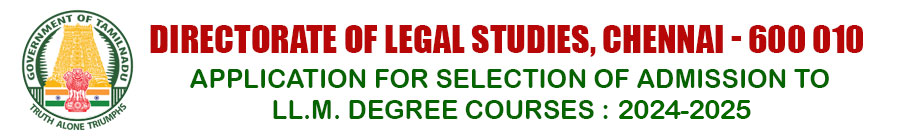 DLS-Directorate of Legal Studies - Application for LLM Degree Courses ...